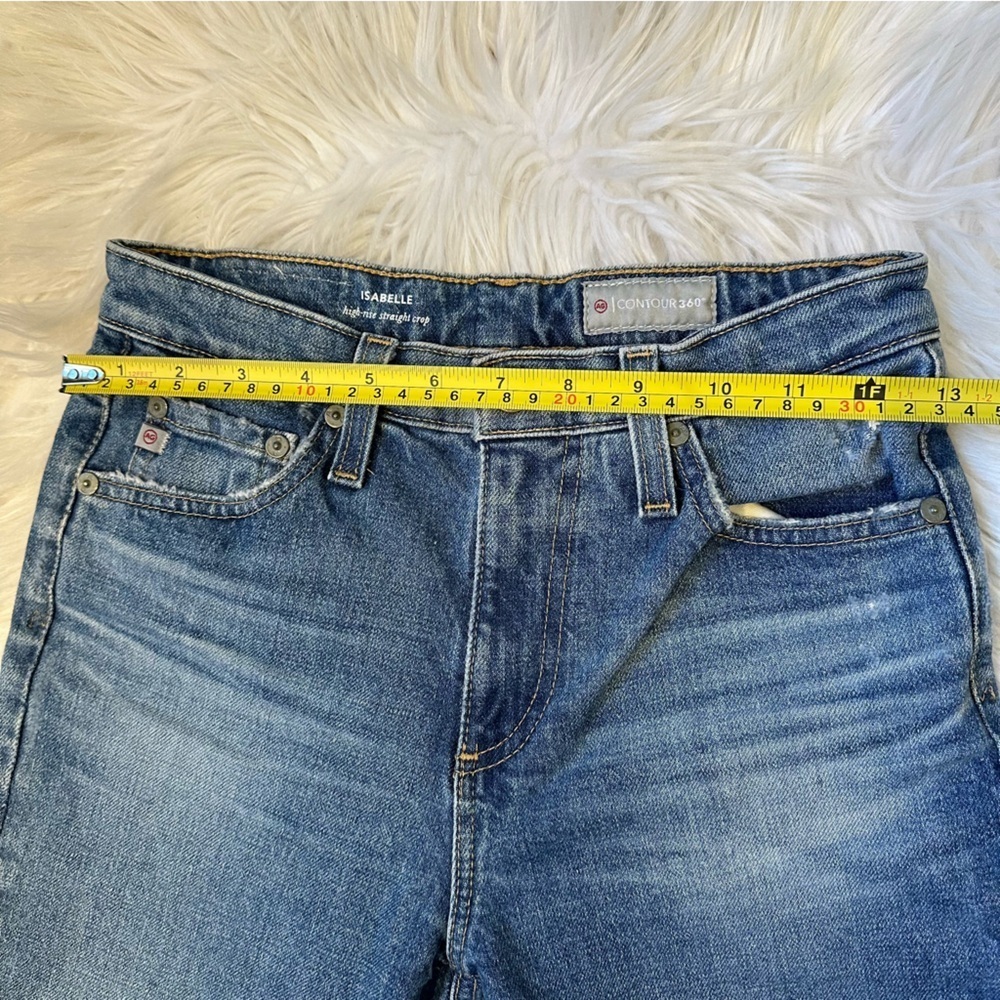 AG Isabelle High Rise Straight Crop Jeans - Picture 10 of 13